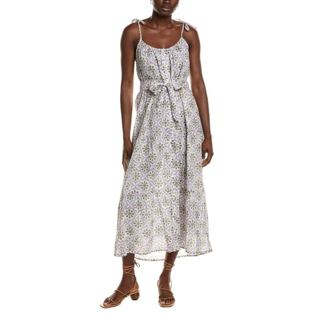 Emerson Fry Womens  India Button Front Sundress, White